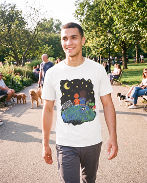 GEGE Behind Every Goal No. 7 T-Shirt Weiß