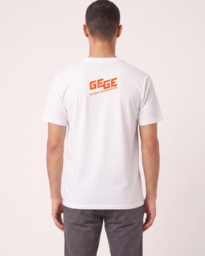 GEGE Behind Every Goal No. 7 T-Shirt Weiß