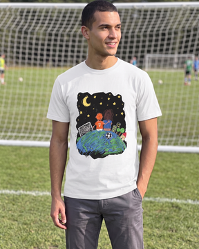 GEGE Behind Every Goal No. 7 T-Shirt Weiß