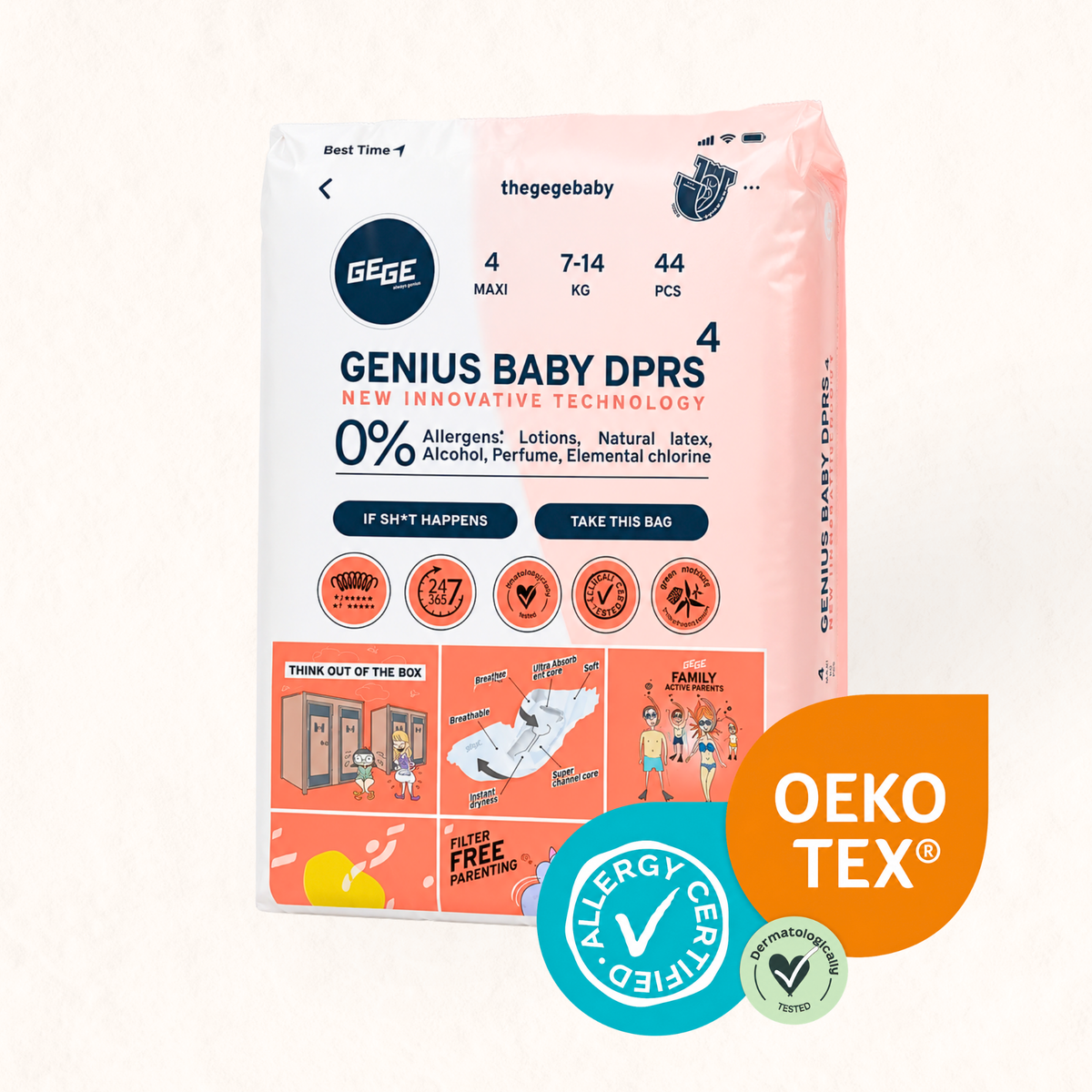PREMIUM GENIUS BABY DIAPERS